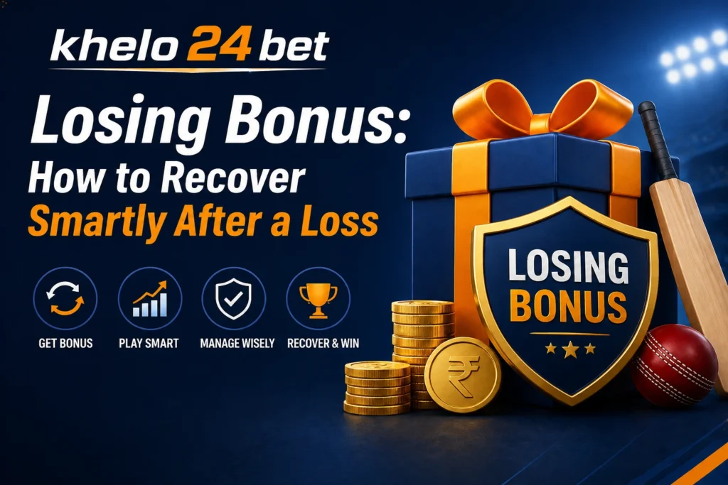 khelo 24 bet Losing Bonus: How to Recover Smartly After a Loss