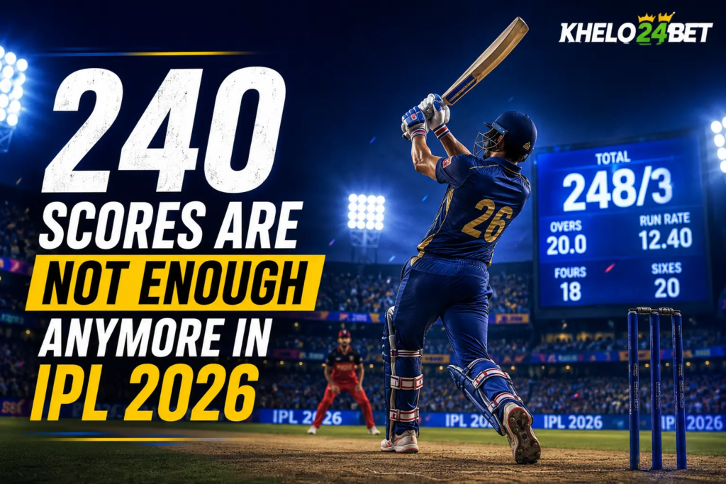 240 Scores Are Not Enough Anymore in IPL 2026