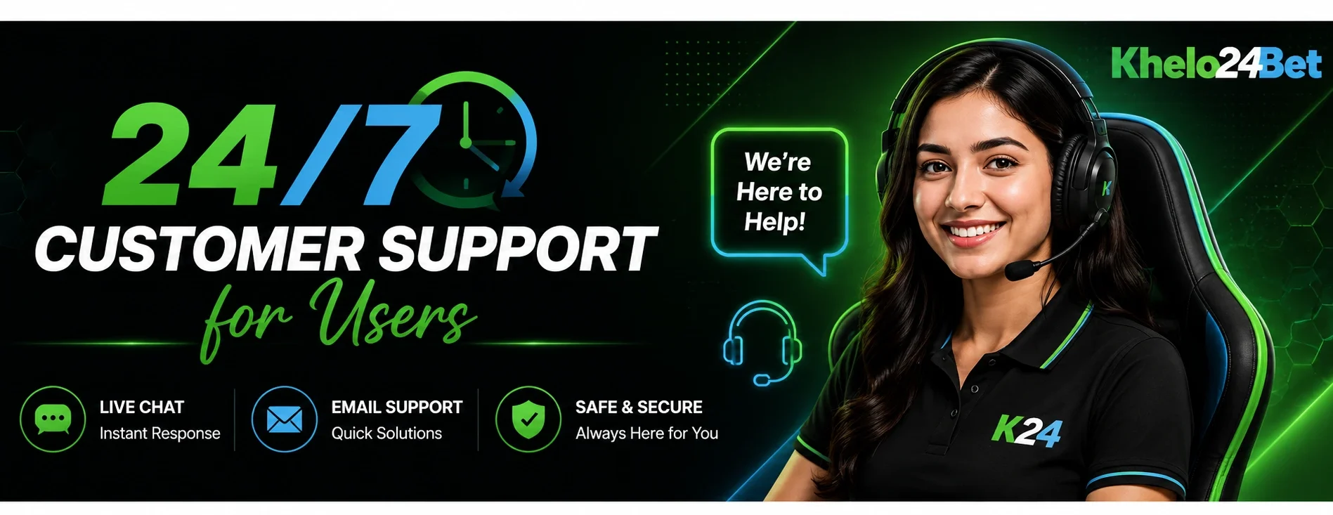 24/7 khelo24 customer support