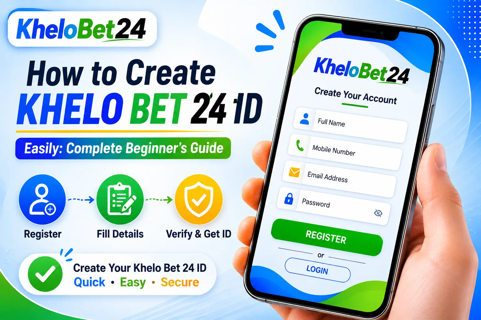 How to Create a Khelo Bet 24 ID Easily: Complete Beginner’s Guide