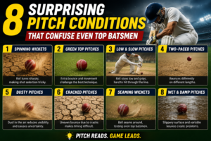 Pitch Conditions That Confuse top Batsmen